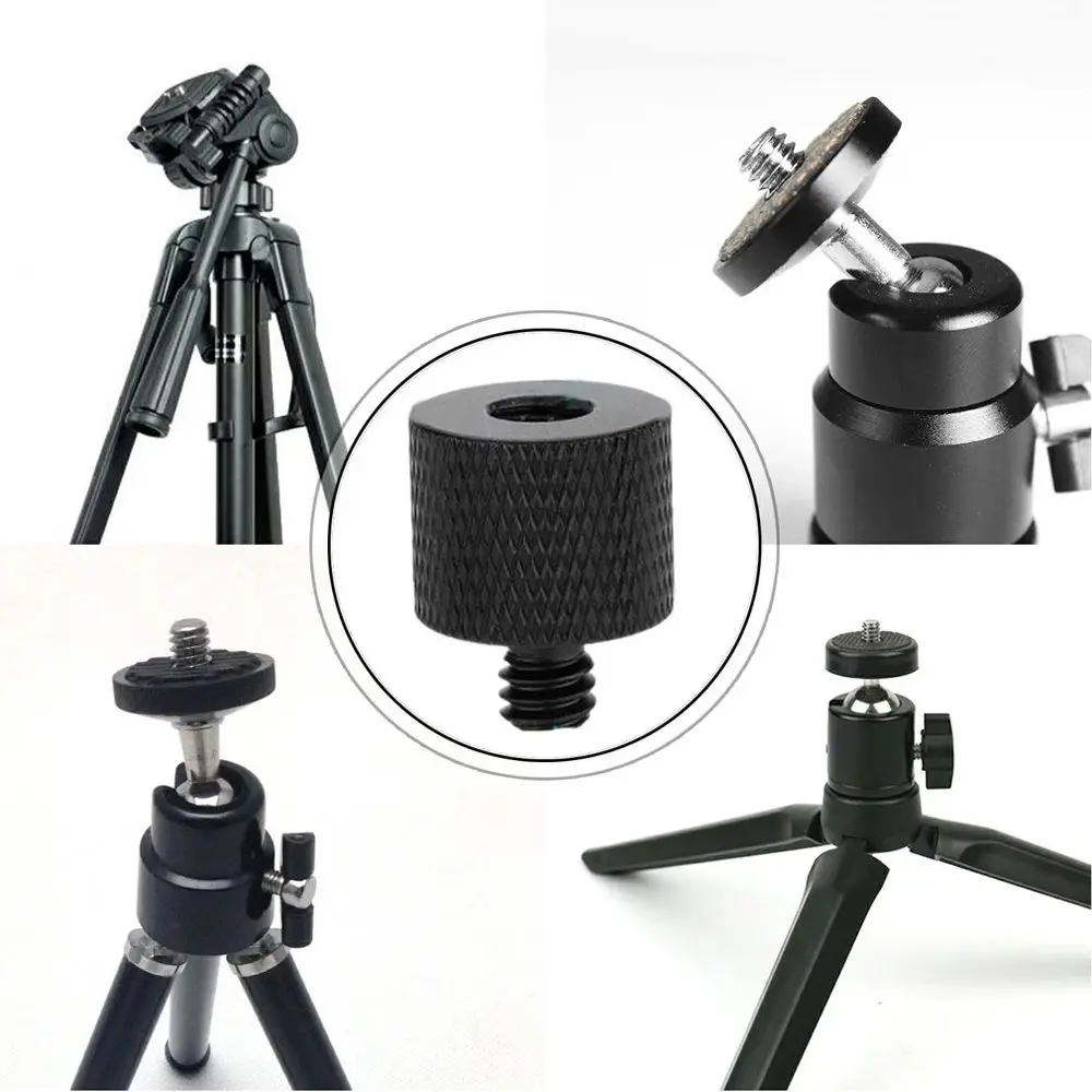 1/4" to 3/8" Male to Female Thread Screw Mount Adapter Tripod Plate Screw Mount for Camera Flash Tripod Light Stand