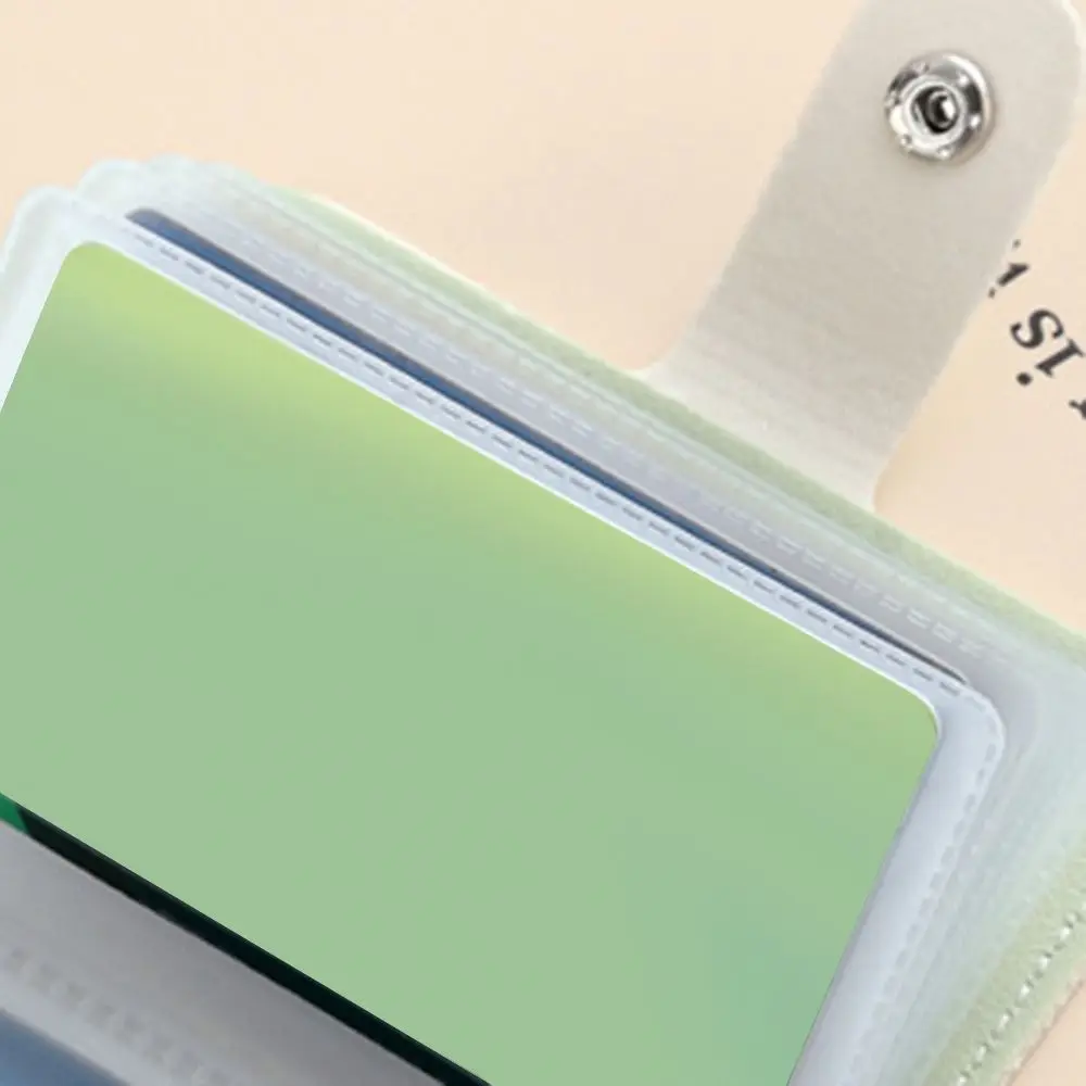 Portable 20 Card Pockets Women Wallets Multi-Function Large Capacity Card Holder PU Leather Waterproof Business Card Case