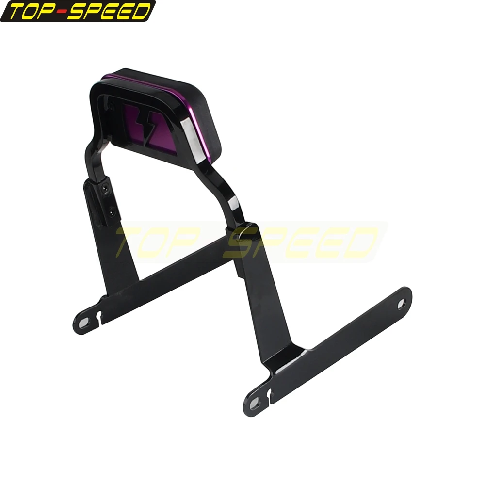 Club Style Backrest Motorcycle Passenger Backrest For Dyna Switchback FLD Wide Glide FXDWG Super Glide CVO FXDSE Low Rider FXDL view 3
