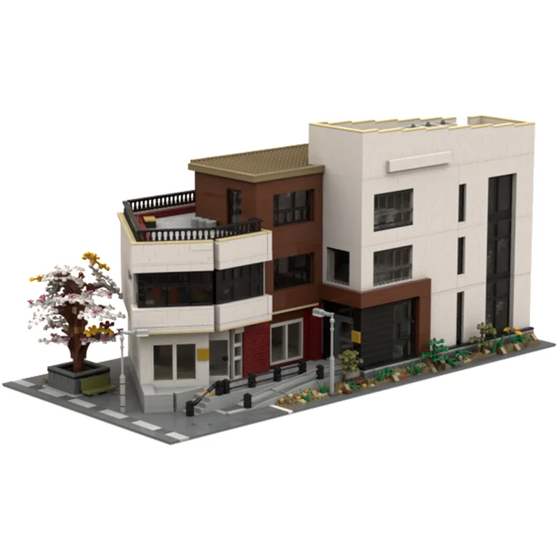 10338pcs Moc Ulsan Cultural Center Modular Architecture Street View Building Blocks Kids Assembly Educational Bricks Toys Gifts