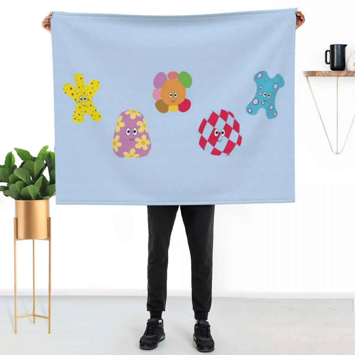 The Haahoos In the night garden Throw Blanket manga Stuffeds Furry Furrys Fashion Sofas Bed linens Blankets