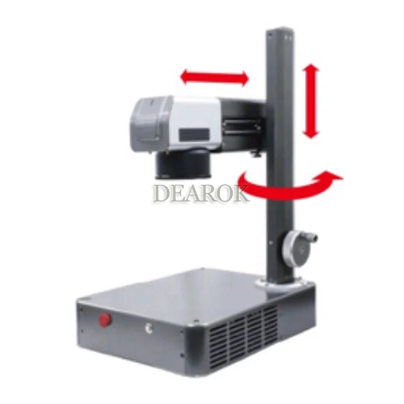 Fiber laser marking machine two-dimensional code engraving engraving and painting metal plastic stall Intelligent fiber laser ​N