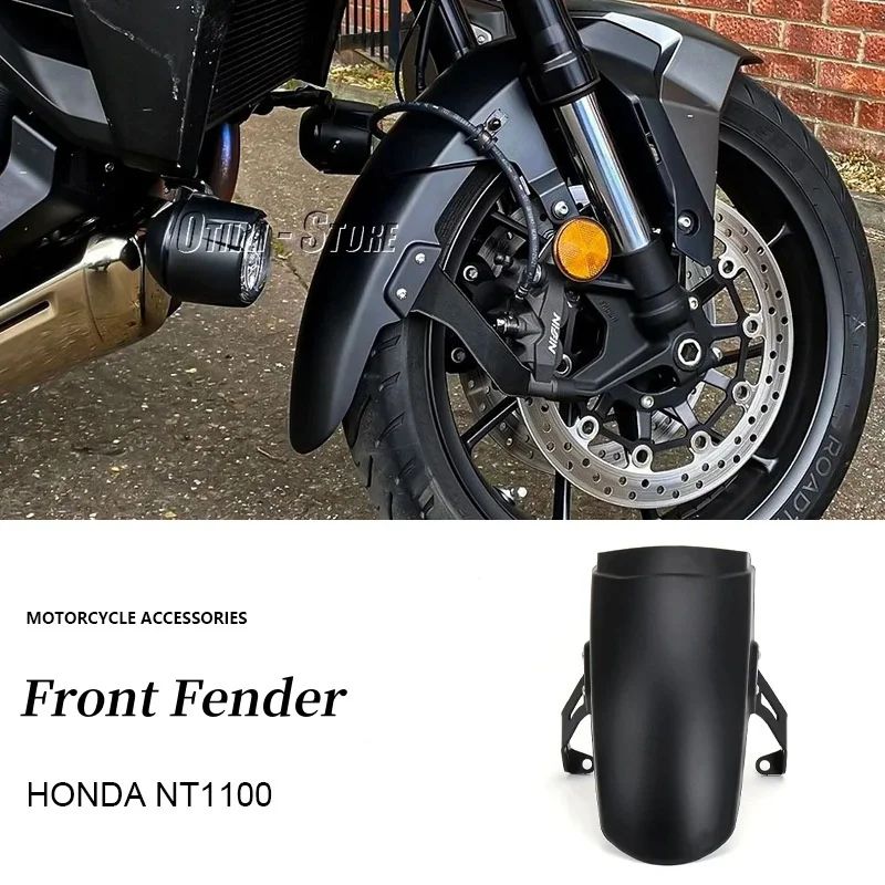 Für Honda NT1100 NT 1100 NT1100 ABS Vorderradabdeckung Verlängerung 265mm Schutzblech Verlängerer Schwarz Spritzschutz Kit Motorrad Zubehör