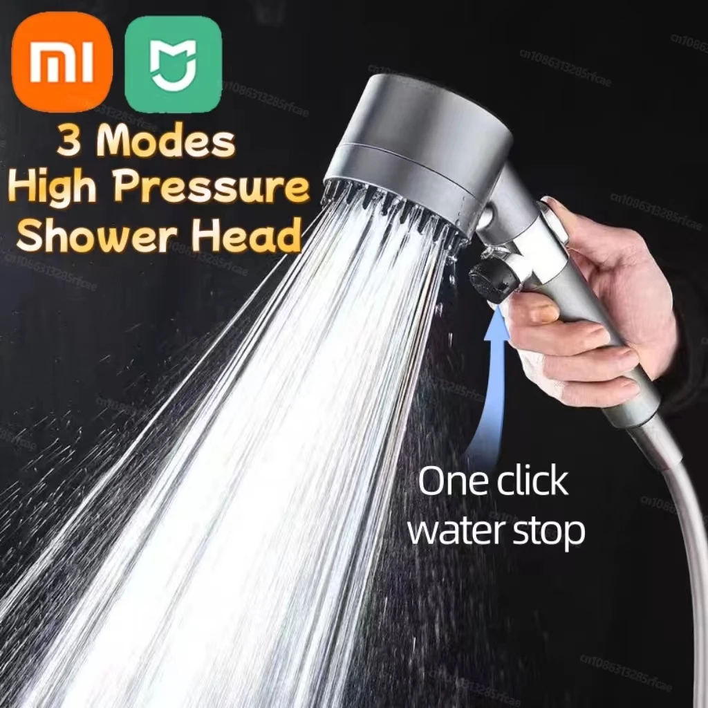 XIAOMI 3 Modes Shower Head High Pressure Shower Head Portable Filter Rainfall Faucet Tap Bathroom Bath Home Innovative Accessory