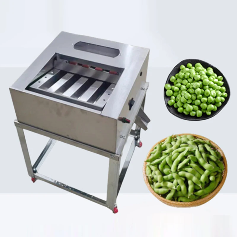 45W Saving Power Automatic Peeling Pea Machine Healthy Durable Pea Sheller For Beans Soy Peas Green Pea Peeling Machine