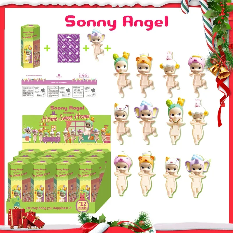 Sonny Angel toy Angels Love to Go Home Series Anime Figures Ornaments Dolls Christmas Gift Desktop Ornament Christmas Doll