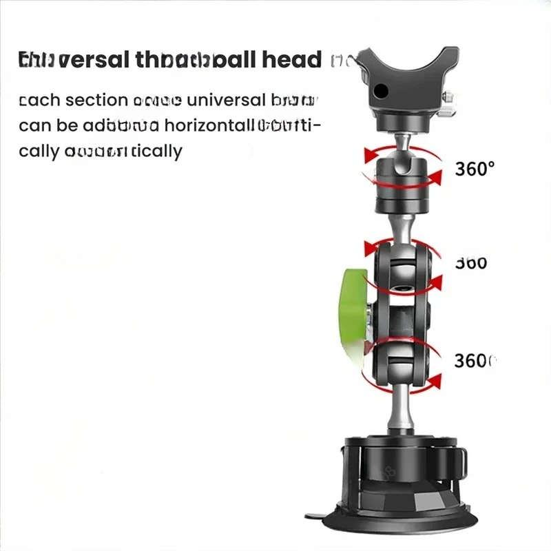New Phone Holder Car Phone Holder Stabilizer Phone Selfie Stick 360° Rotating Bracket