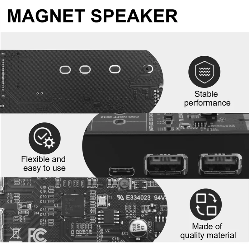 

Professional PCI-E To USB 3.0 PCI Express Card Incl.1 USB C And 2 USB A Ports, M.2 NVME To Pcie 3.0 Adapter Card With Bracket
