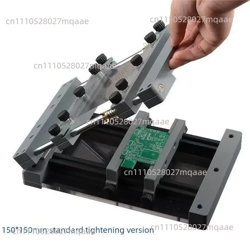 SMT Stencil Printer 20*20cm/10*10cm Manual Solder Paste Printing Machine  Steel Stencil Workbench for PCB Assembly