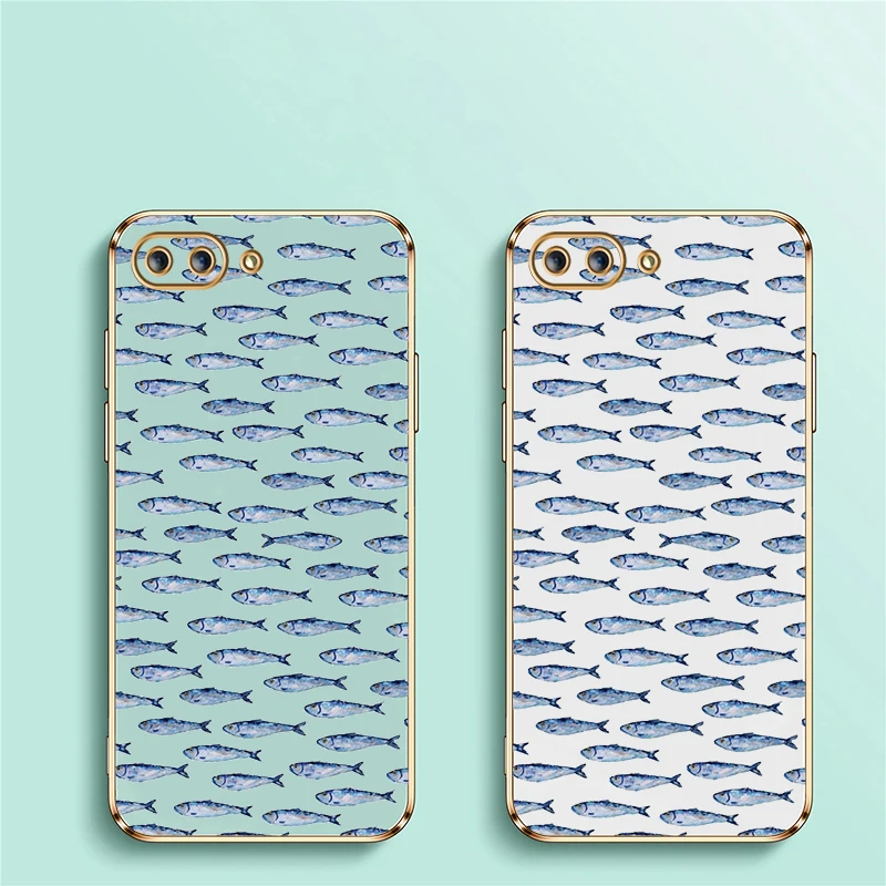 Luxury Silicone Soft TPU Phone Case For Infinix Zero 5G 2023 X Pro 30 GT 20 Pro Fish Pattern Shockproof Plating Back Cover view 6