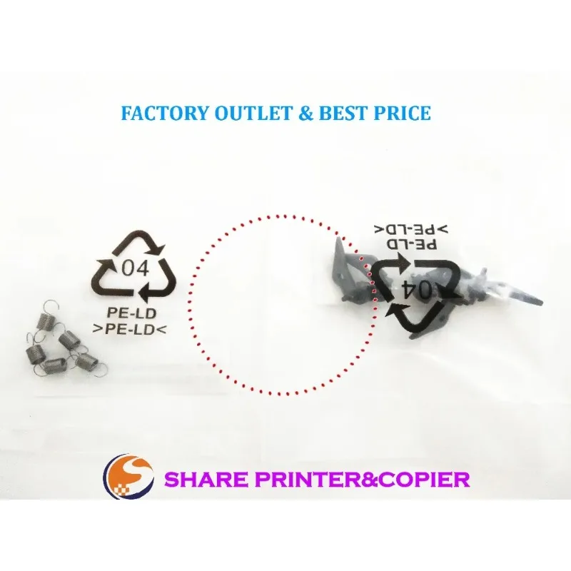 New 6LE58405000 6LE58590000 Upper Picker Finger + Spring for Toshiba E STUDIO 163 166 167 207 237 206 165 2006 195 225 243 2506
