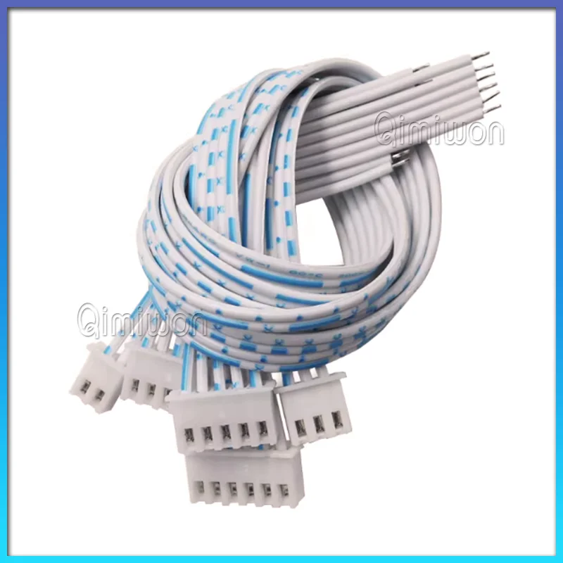 10PCS/LOT Blue and white ribbon cable XH2.54 DuPont terminal wire 2p3p4p5p6p7p8p10p12p 80MM/100MM/200MM/300MM/1 meter