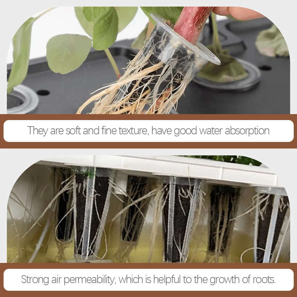 50 قطعة الإسفنج المائية تنمو الإسفنج لحديقة داخلية استخدام عالية امتصاص الهواء نفاذية نمو النبات كاتب المقابس #4