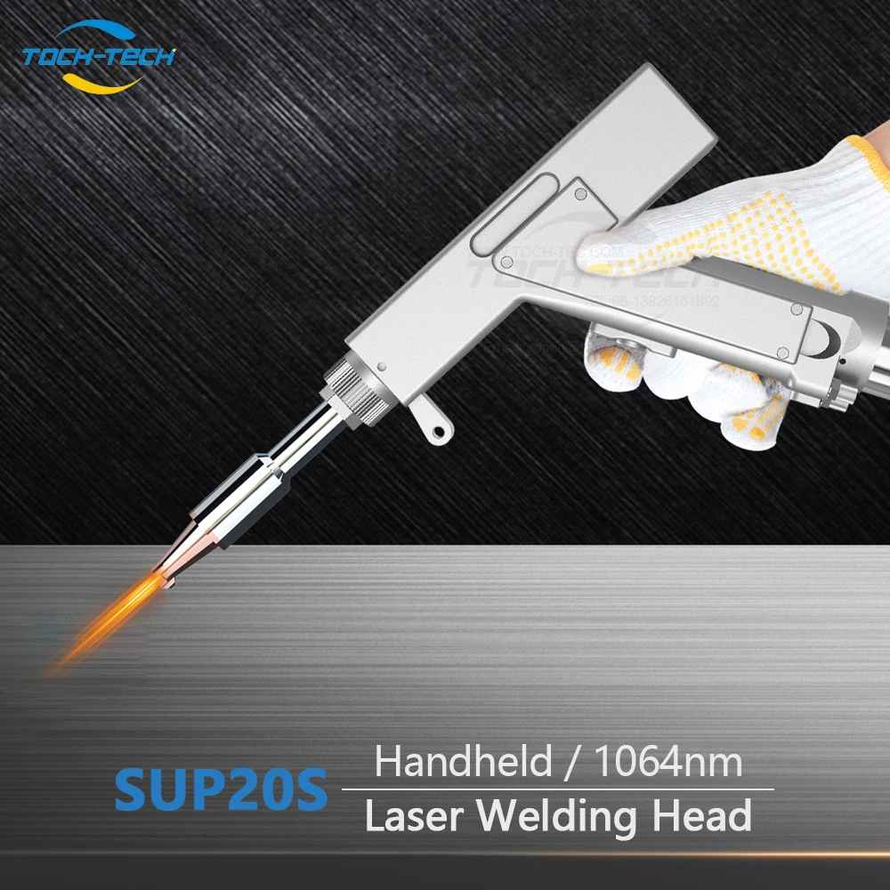 Industrial Super Laser SUP20S 1064nm Handheld Laser Welding Head for Fiber Laser Welding Machine