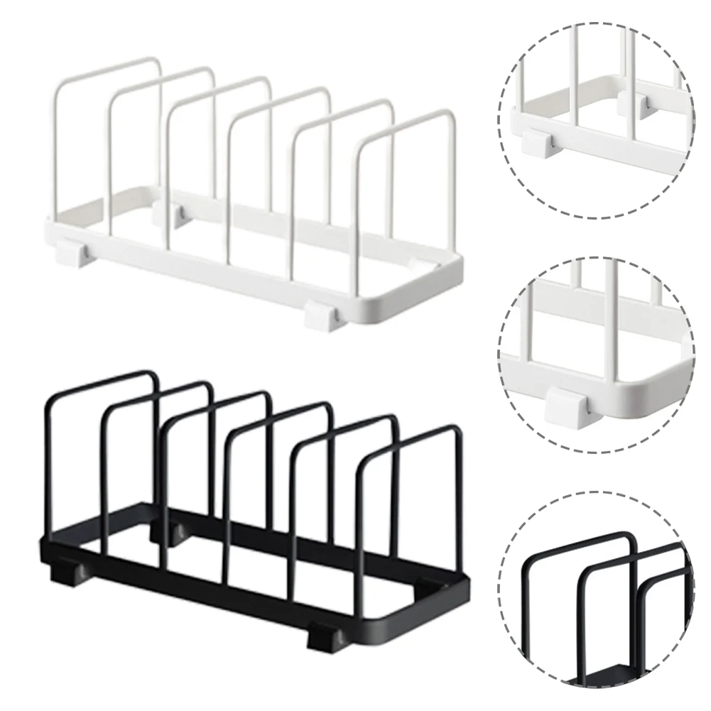 

Kitchen Organizer Pot Pan Rack Stainless Steel Dish Plate Holder Shelf Cooking Dish Tray Storage Stand Rack Kitchen Accessories