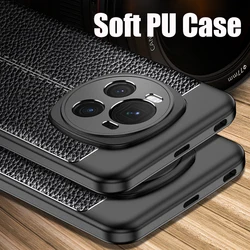 Magic6Pro Soft TPU bumper Case for Huawei Honor Magic 6 Pro Casing Cover Dermatoglyph back Cover for Magic 6Pro Capa Fundas
