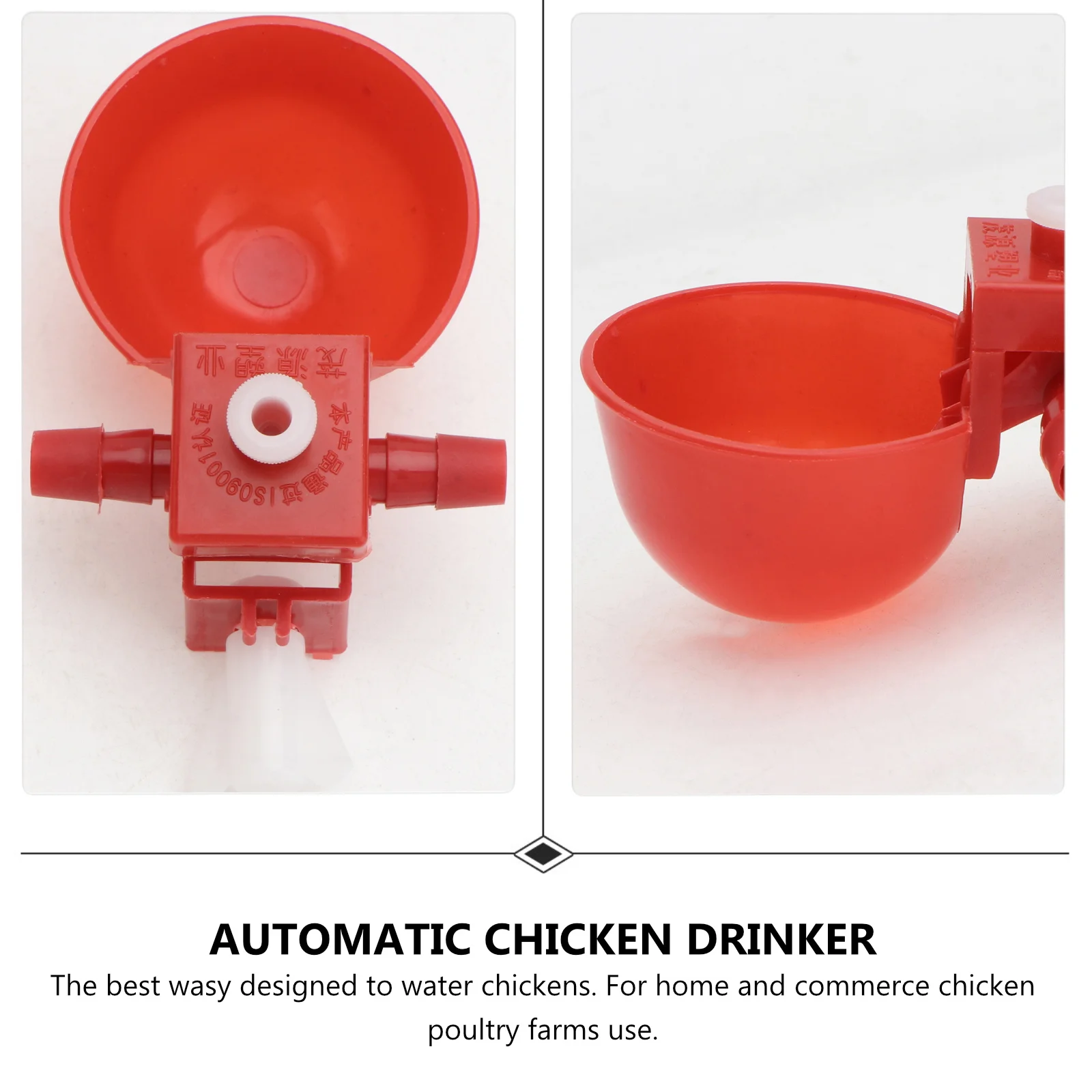 

30pcs Automatic Drinking Bowl For Chickens Durable Abs Poultry Water Cup Chicken Pigeon Drinker Chicken Water Drinker