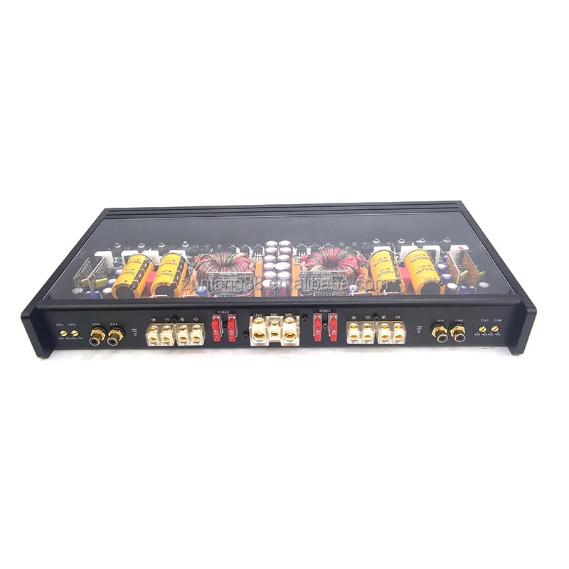 High Quality Car Speaker Amplifier RMS 160W 4 Ohm 320W 2 Ohm Korean Amp Class ab Car Subwoofer Amplifier Car Subwoofer Amplifier