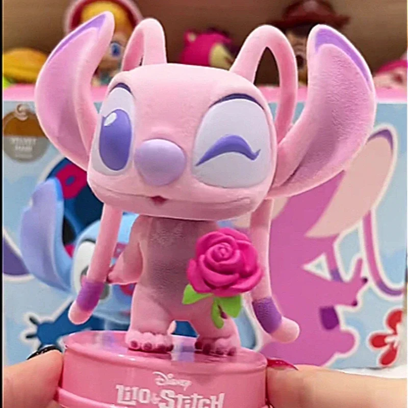 Hot Toys Lilo & Stitch Stitch & Angel Valentine's Day COSBABY(S) Mini Figure Toy Action Figures Collectible Model Toys Cute Gift