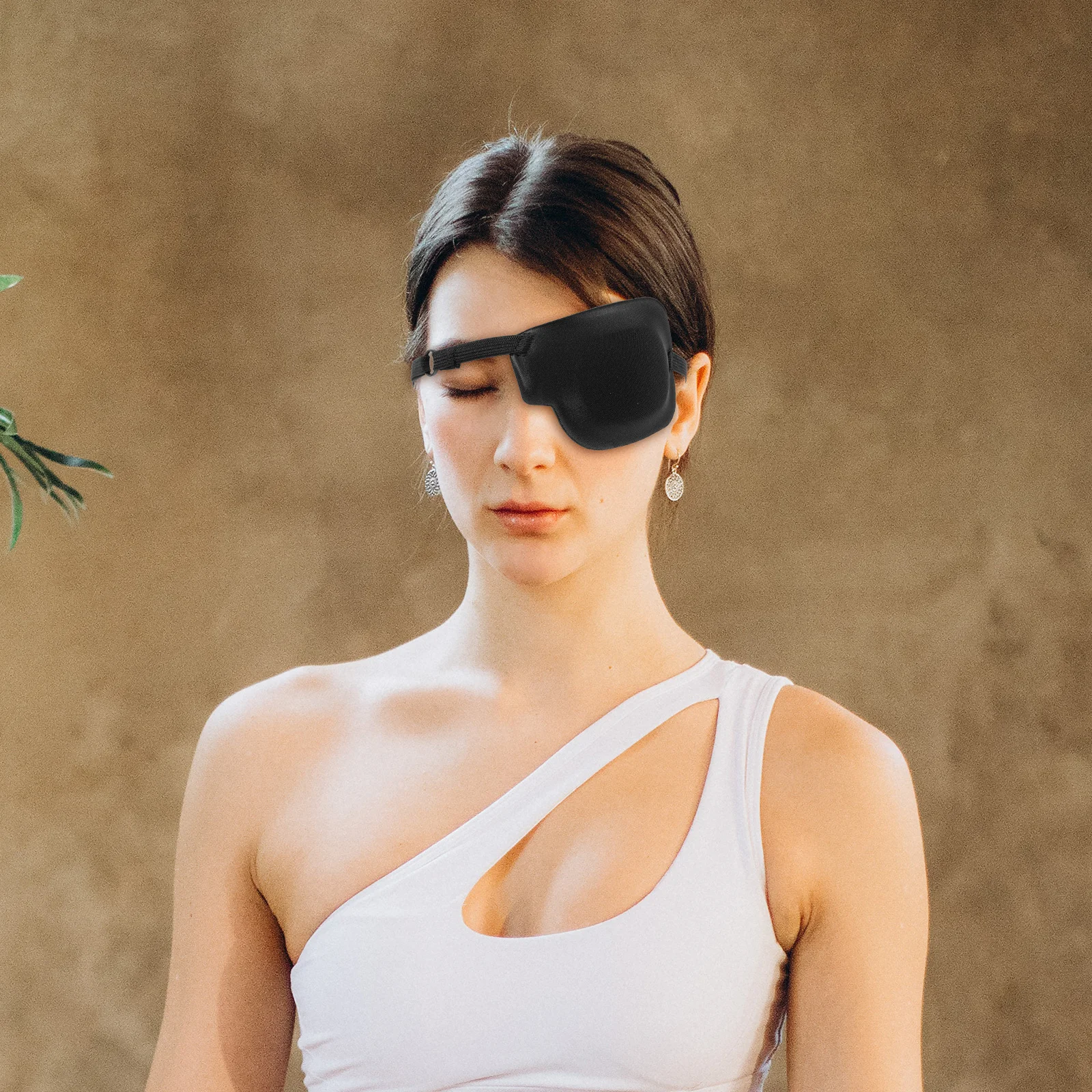 

2pcs 3D Mask Adjustable Amblyopia Eye Patches For Kids Adults Light Blocking Polyester Strabismus Eye Patch Masks