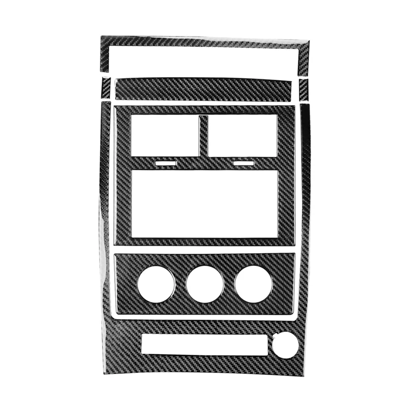 

Углеродное волокно для Jeep Liberty 2008-2012, комплект панели центральной консоли автомобиля, декоративная крышка, наклейка, аксессуары для интерьера