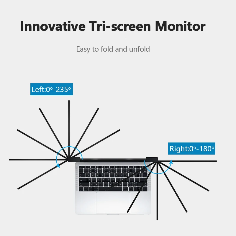 Laptop Screen Extension 1920*1080 14 Inch Laptop Extender with Dual Screen Plug & Play Portable Screen Monitor for Laptop view 3