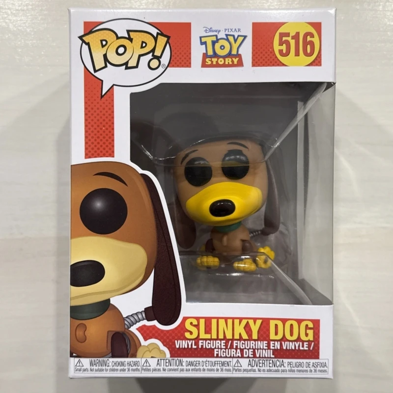 Funko Pop! Original Disney Pixar Toy Story Slinky Dog #516 Vinyl Figure Movie Collectible Model Desktop Decor Toys Gift for Fans