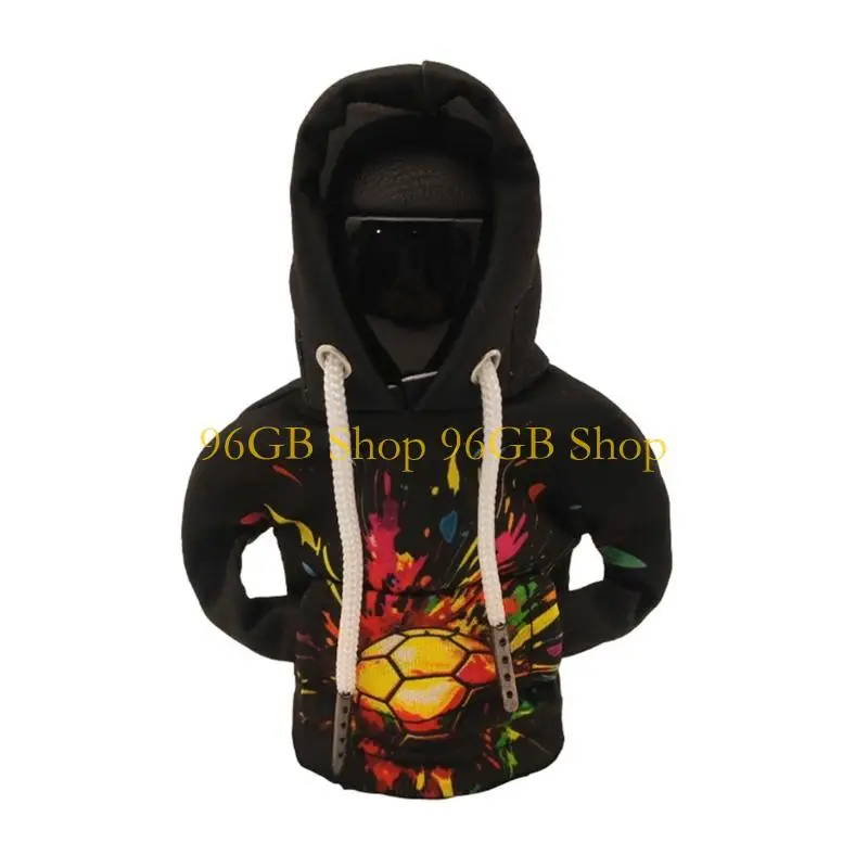 96GB Gearshift Cover Hoodie Gear Levers Sweatshirt Speed Levers Gear Knob Cover