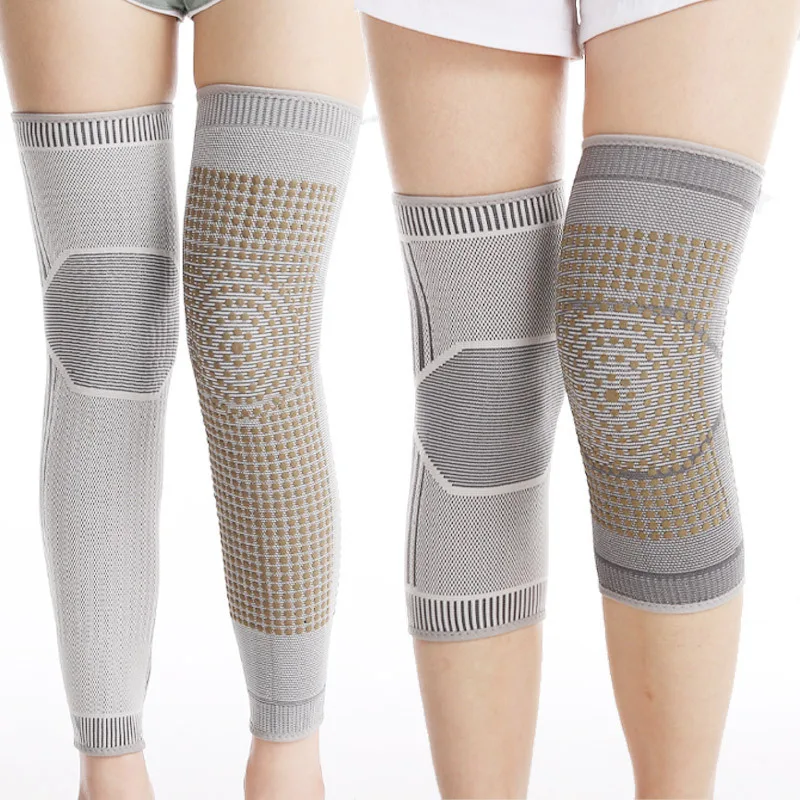 2PCS Self-Heating Knee Pads Protector Leg Warmers Wormwood Hot Compress Cold Protection Knee Leg Sleeve for Men Women Joint Pain