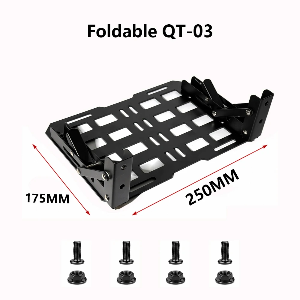 Folding Molle Panel Universal Motorcycle Trunk Tail Box Tactical Modular Organizer Top Case Side Panel Expand Storage view 3