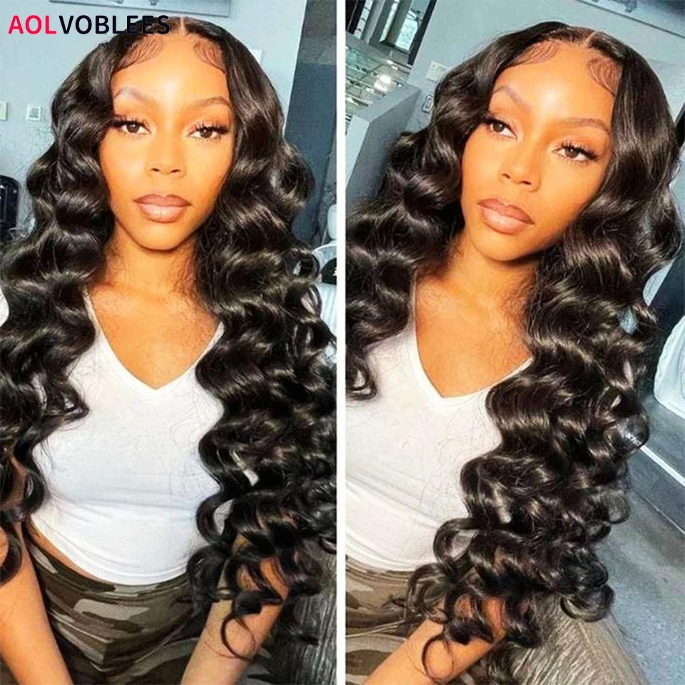 Loose Deep Wave Human Hair Wigs For Women Human Hair Glueless Wig Human Hair Ready To Wear Pre Plucked Brazilian Raw Human Hair Se75d7dea2627414aaae1792e68552387S