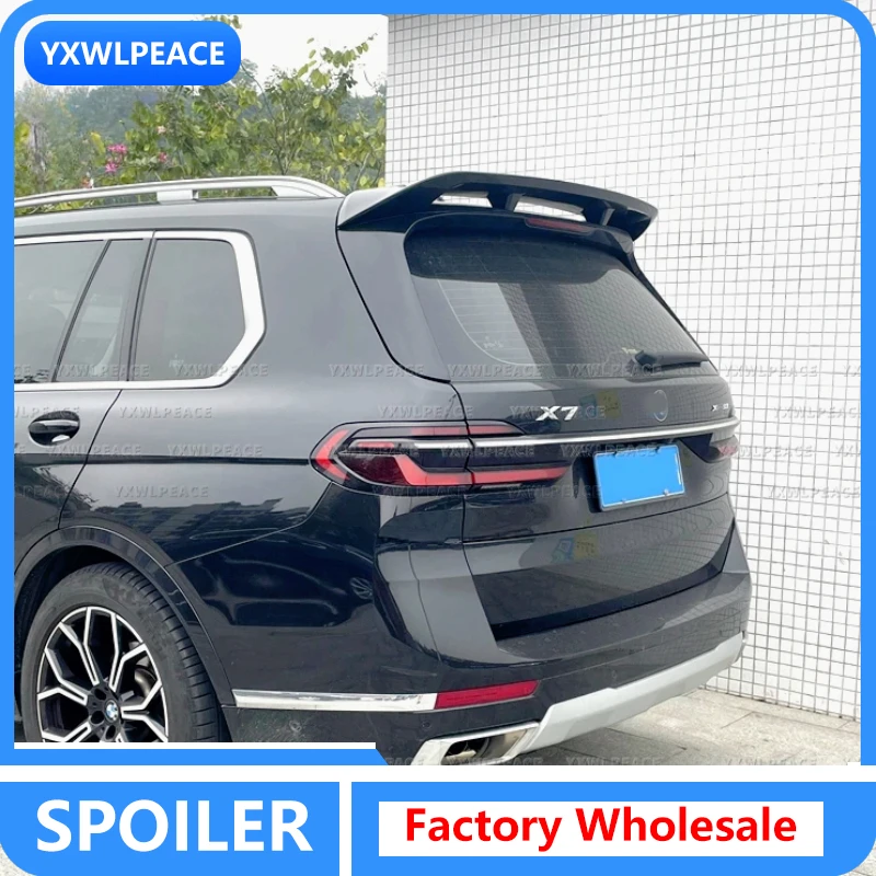 

For BMW X7 G07 2019 -2023 High Quality ABS Plastic Car Rear Window Roof Trunk Lip Wing Spoiler Body Kit Accessories