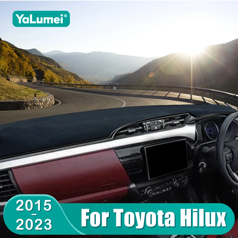 For Toyota Hilux SR5 4X4 REVO 2015 2016 2017 2018 2019 2020 2021 2022 2023 Car Dashboard Cover Sun Shade Mat Pad Accessories
