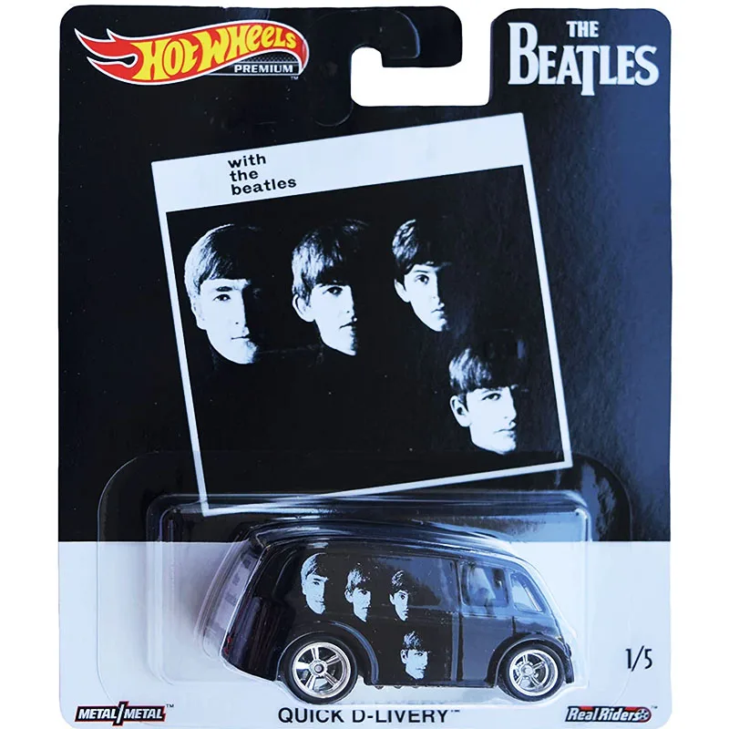 Heiße Räder Premium 1:64 Beatles Kampf Sanitäter schnell d Lackierung gmc Panel van Deko Lieferung vw t1 Panel Bus Druckguss Auto Spielzeug Geschenk