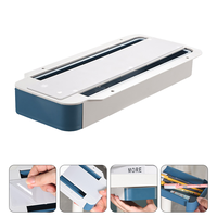 2 Pcs Office Table Bottom Organizer Stationery Storage Box Drawers Under Desk Pen Case Holder for