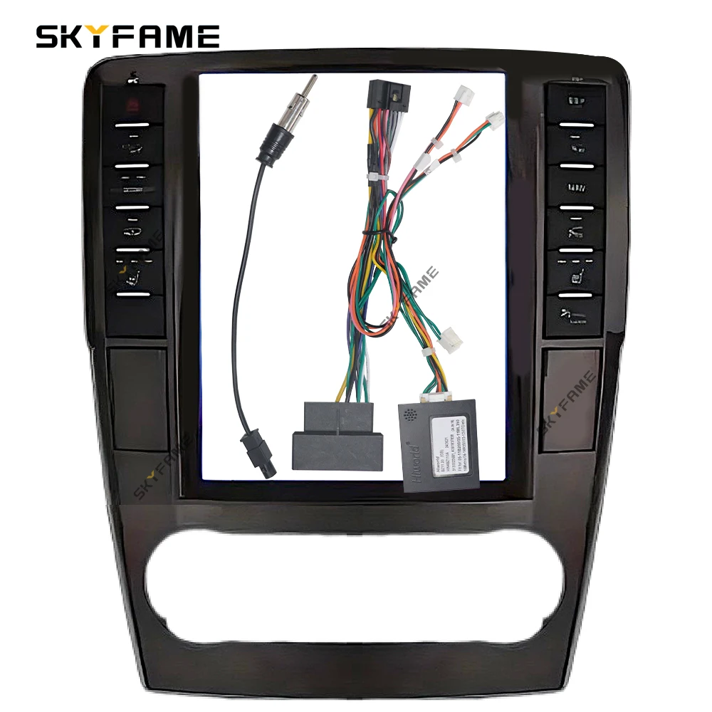 

SKYFAME 9.7 Inch Car Frame Fascia Adapter Tesla Android Radio Dash Fitting Panel Kit For Benz ML GL ML350 GL320 X164 W164