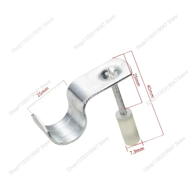 

Скоба стальная 25/37/42 мм, 7.3 мм, круглая, для мини-заклепок, инструмент для крепления, мини-хомут для труб