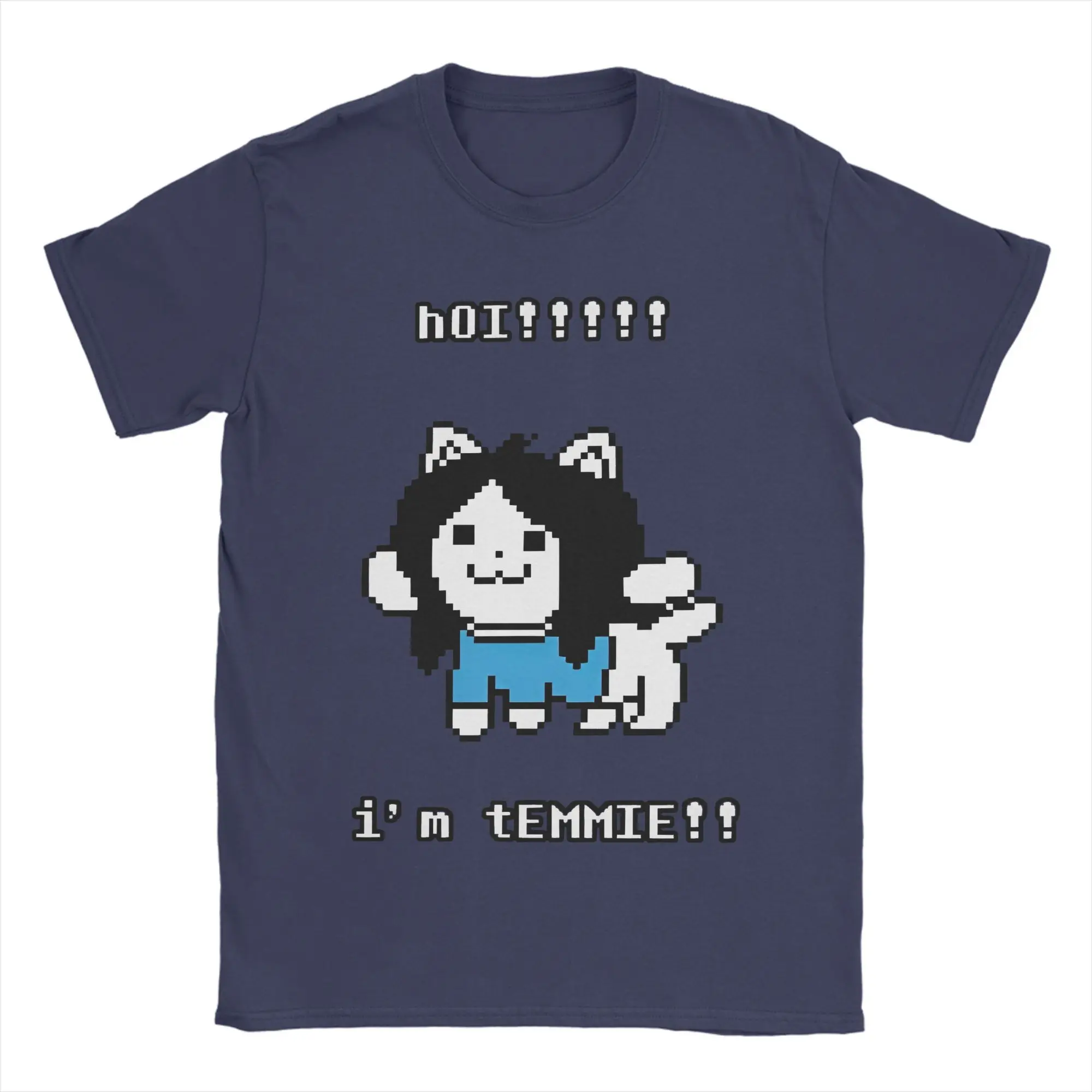 

Couple T Shirt hOI i'm tEMMIE Game T-Shirts Fashion Summer Tee Shirt Y2K Retro Custom DIY Pure Cotton Tops Gift