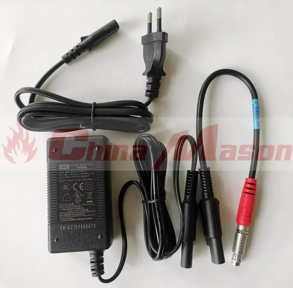 High Quality  22-034101-01 Power adatper EDC117, Charger for Hiper GPS, Coming With A00302 power Cable