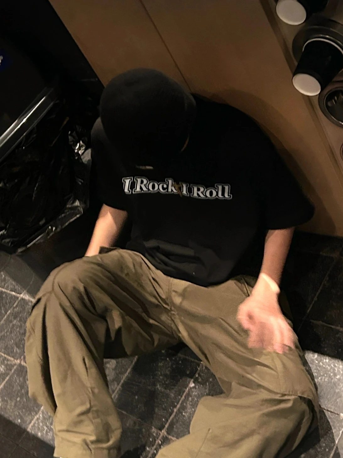 

American Heavy Retro Cotton Short-sleeved T-shirt Men's Loose Summer Round Neck Trendy Brand Back Printed Letters on The Clothes