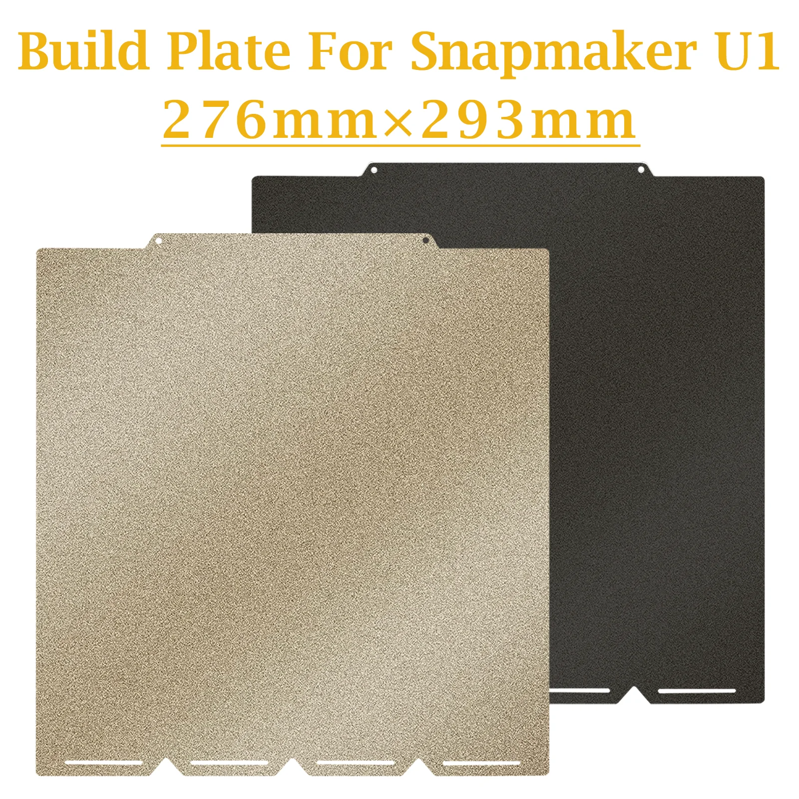 

For Snapmaker U1 Build Plate Spring Steel Sheet PEI Textured PEY PEK PEO PEI Fiber Crabon For SnapmakerU1 3D Printer Heat Bed