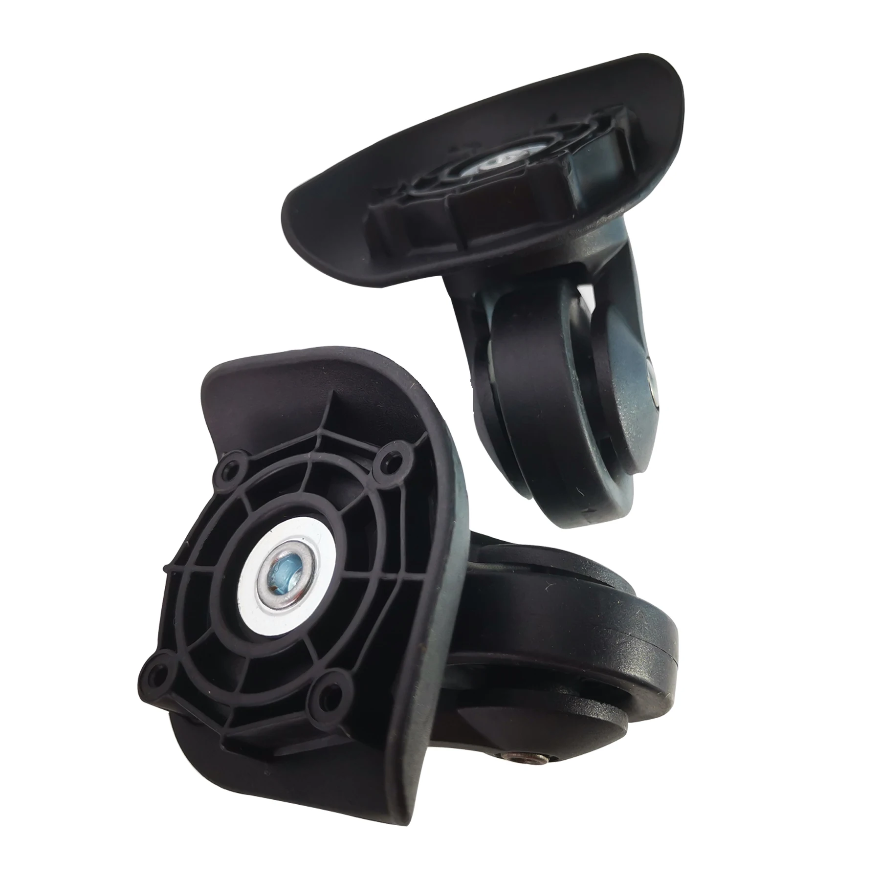 GUGULUZA 1Pair Luggage Wheels Replacement Wheels for Suitcase Silent Travel Suitcase Caster Trolley Case Casters Repair Parts