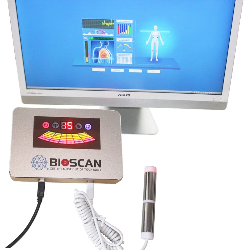 Quantum Resonance Magnetic Analyzer Quantum Body Analyzer With Testing Probe 52 Reports For Sub-health Test BIOSCAN