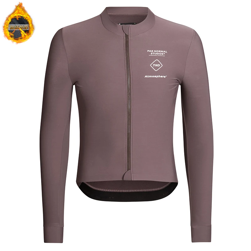 RCT Club Rennrad Kleidung Herren Long Sleeve Jersey Winter Thermal Fleece Cycling Clothing MTB Invierno hombres Ciclismo Jersey