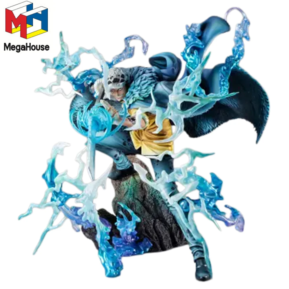 In Stock Original POP WA-MAXIMUM One Piece Trafalgar Law Awakening Blue Shock Special Effect PVC Anime Character Collectible