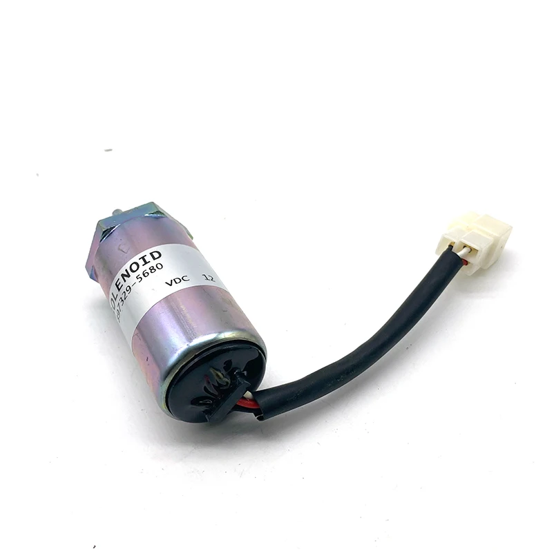 

185206401 897329-5680 for Kobelc SK75-8 Fuel Shut Off Solenoid Valve 3LD1 3LD2 4LE1 Fuel Shut Off Solenoid Valve Excavator