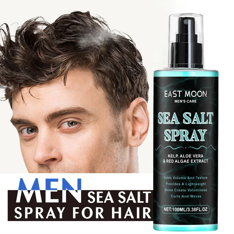 

Sea Salt Hair Styling Spray Non-Sticky Beach Waves for Lazy Curls Refreshing Hair Spray Sea Salt Curling Spray Hair Salon Stylin