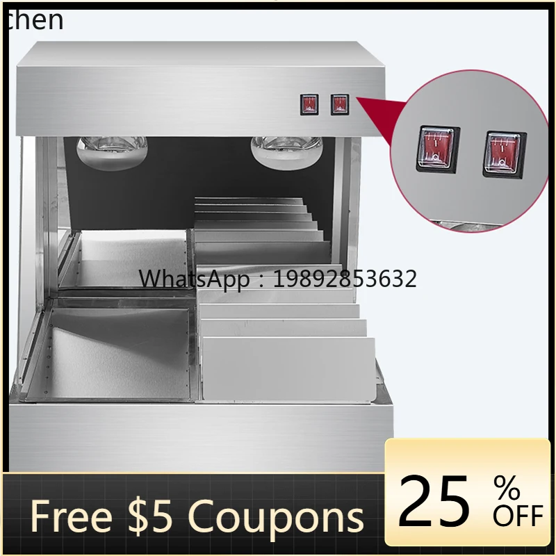 

BB desktop French fries workstation console commercial oil control tank fried chicken burger equipment