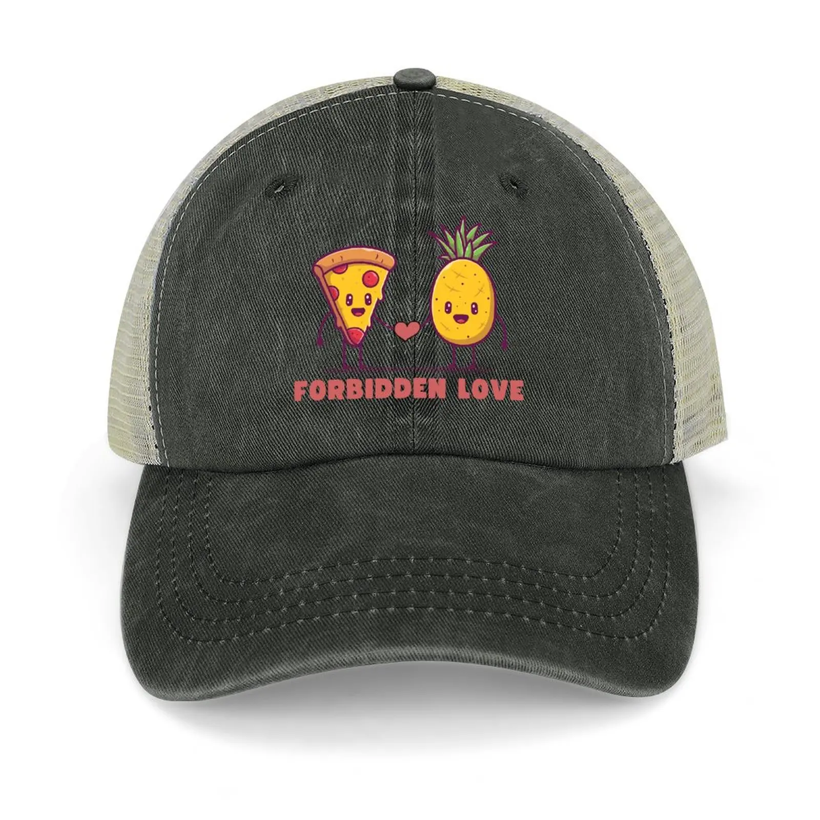 

Forbidden Love Pineapple Pizza Baseball Cap Christmas Hat Anime Hat Sports Cap Mens Caps Women's
