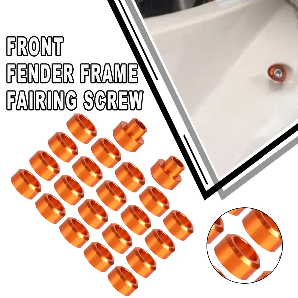 

22PCS Front Fender Frame Fairing Bolts For 990 ADVENTURE /S/R ADV S R 2006-2013 Motorcycle Accessory Windscreen Washer M6 Screws